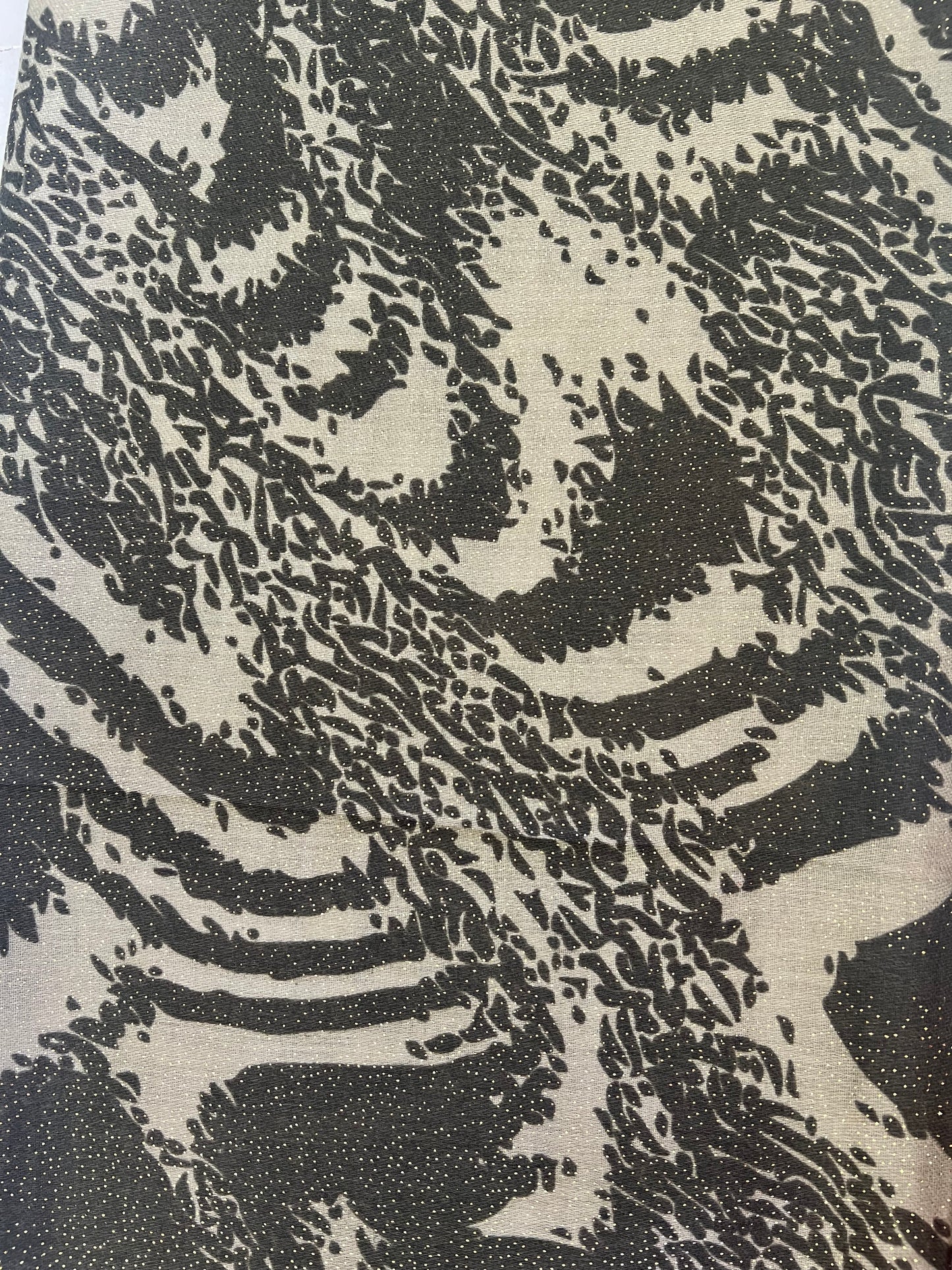 Fular animal print verde