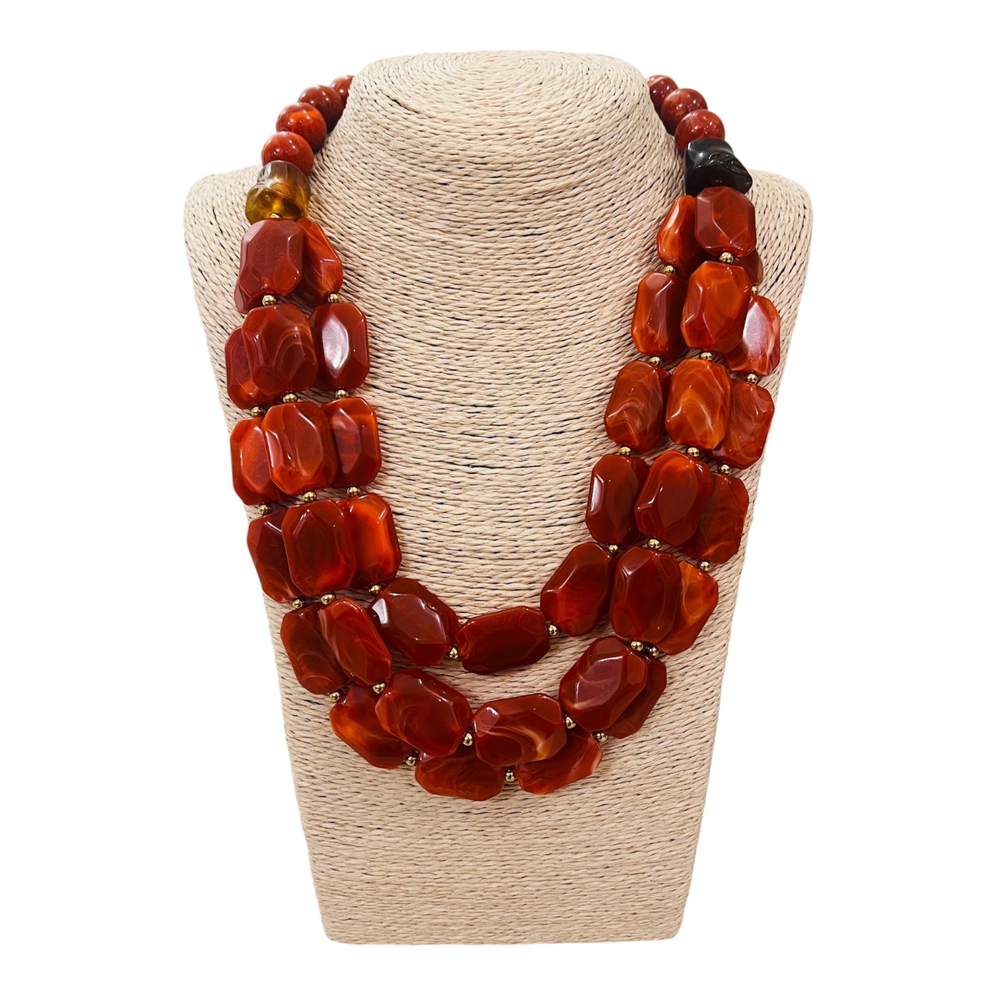 Collar cascada Terracota