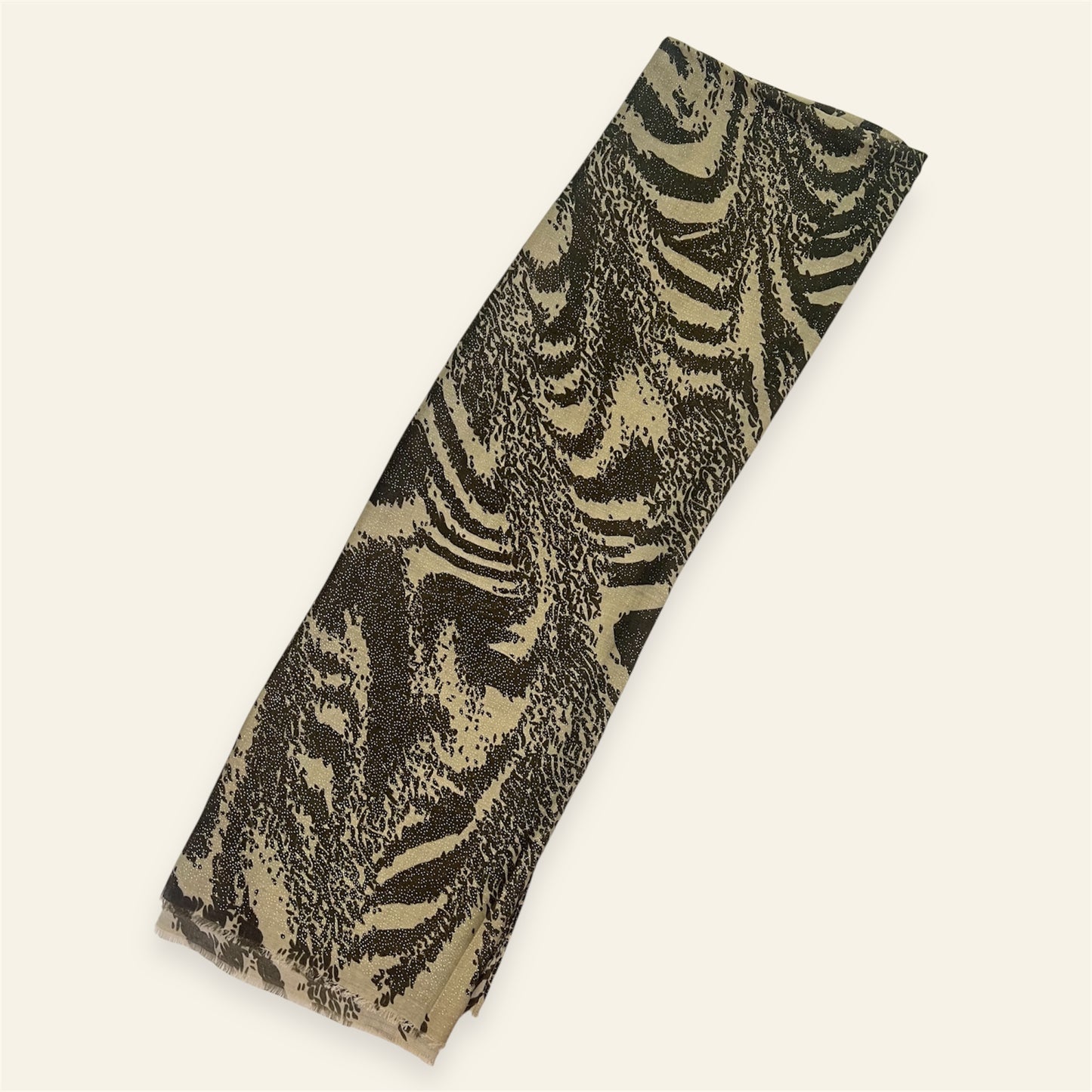 Fular animal print verde