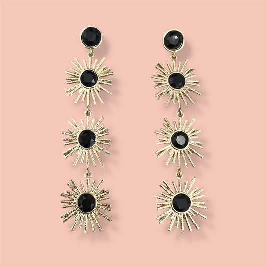 Pendientes Black Sun