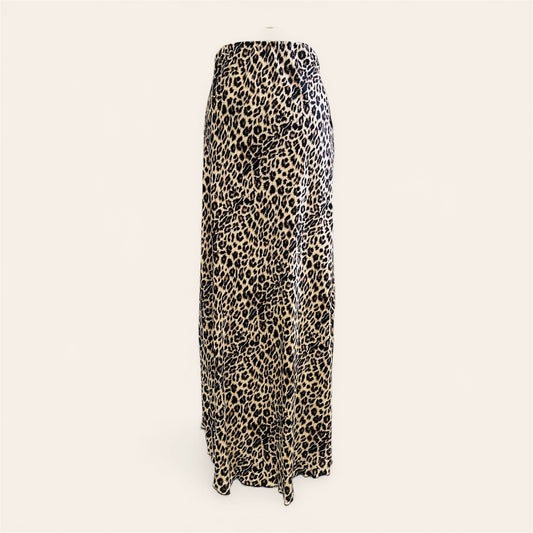 Falda satén Animal print