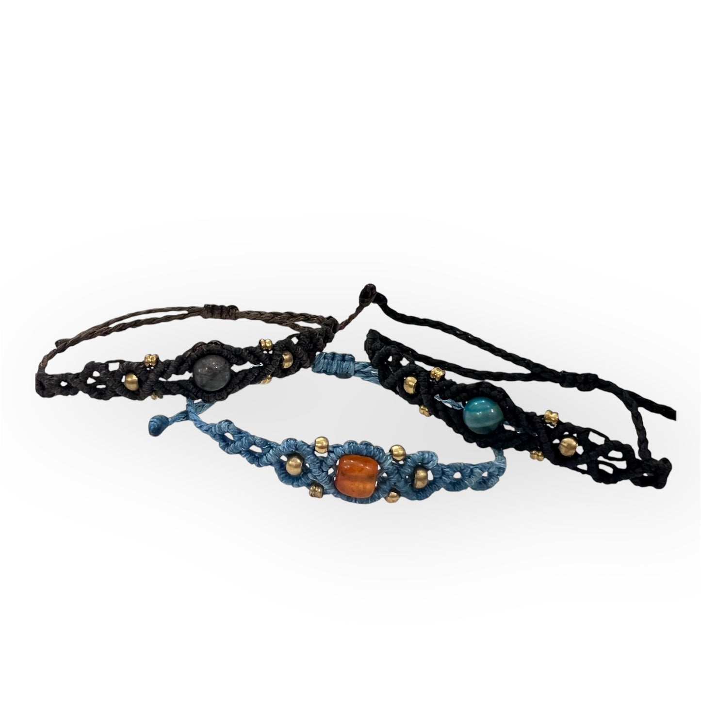 Pulsera macramé Piedra