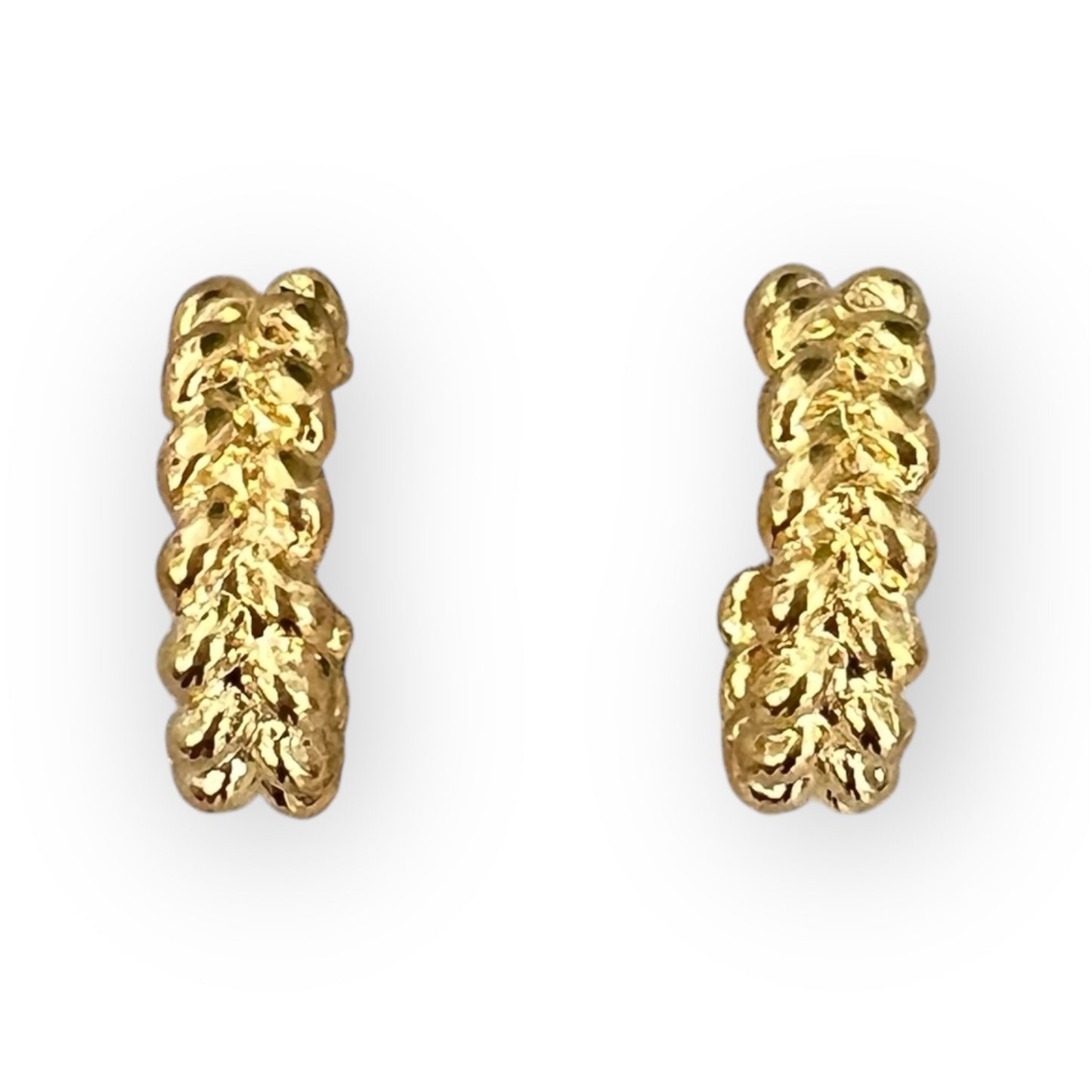 Pendientes Aros Trenza