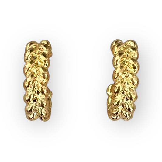 Pendientes Aros Trenza