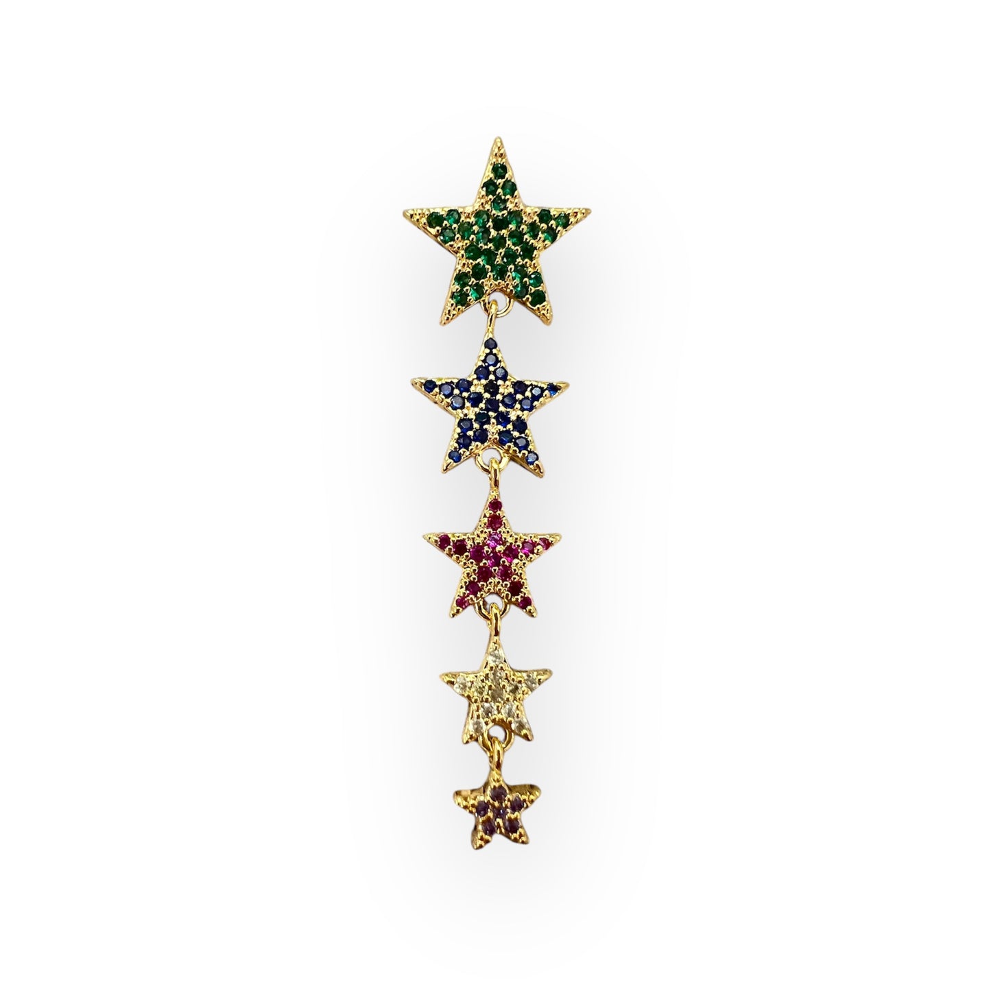 Pendientes STARS multicolor