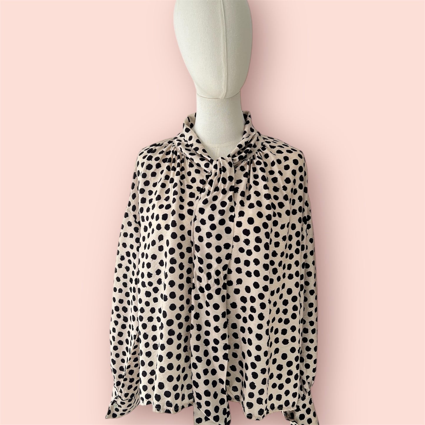 Camisa lazada Polka Dots