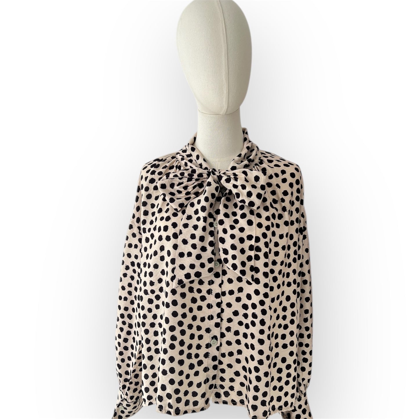 Camisa lazada Polka Dots